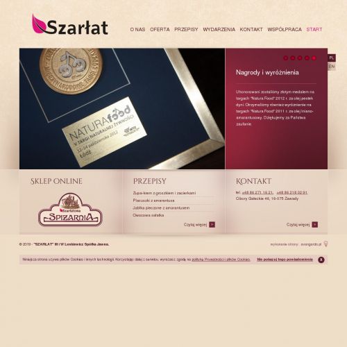 Owoce rokitnika i płatki gryczane