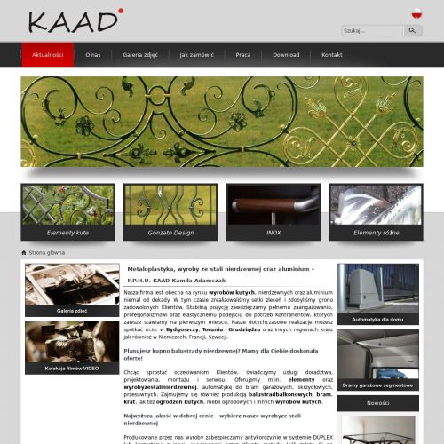 Balustrady mosiężne