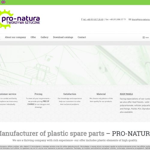 Produkcja części do maszyn