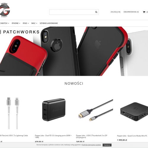 Sklep internetowy dedykowany telefonom iPhone
