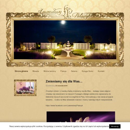 Lawendowy Pałacyk w okolicy Warszawy