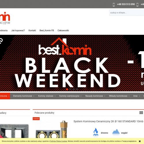 Pustaki wentylacyjne i kominy stalowe