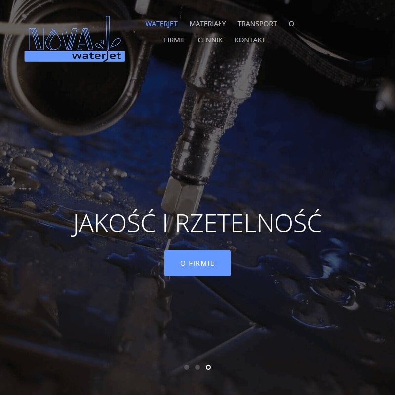 Profesjonalne cięcie strumieniem wody