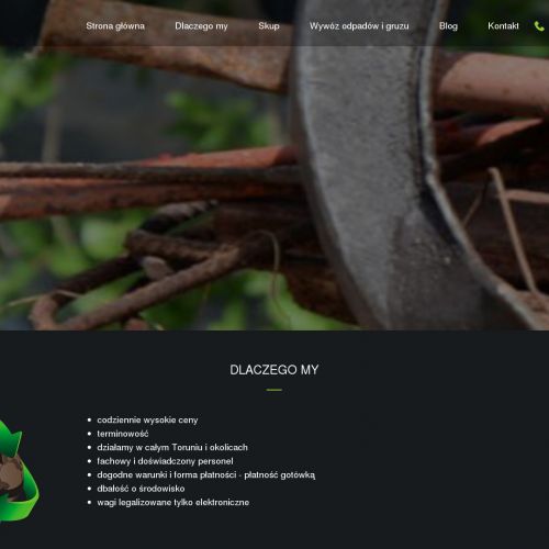 Kontenerowy wywóz gałęzi
