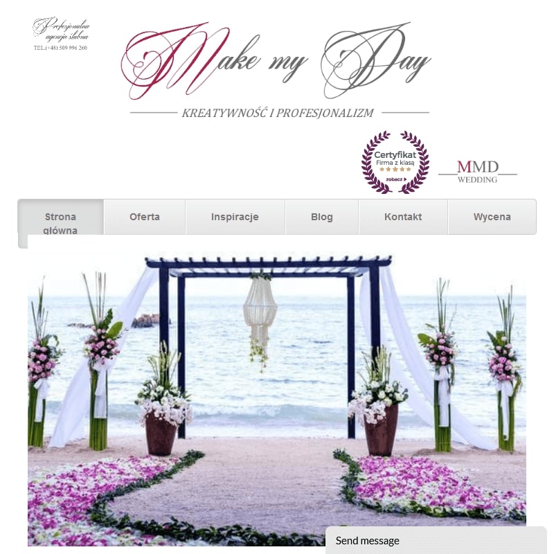 Profesjonalna firma organizująca wesela