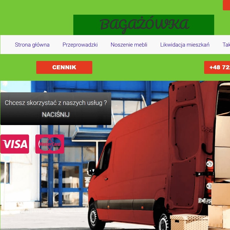 Przewozy bagażowe na terenie Gdańska