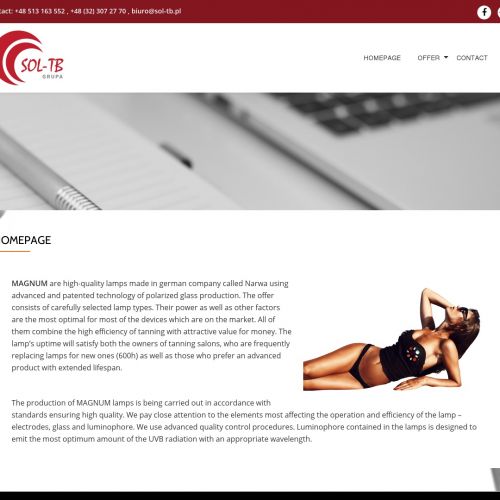 Lampy do opalania w solarium