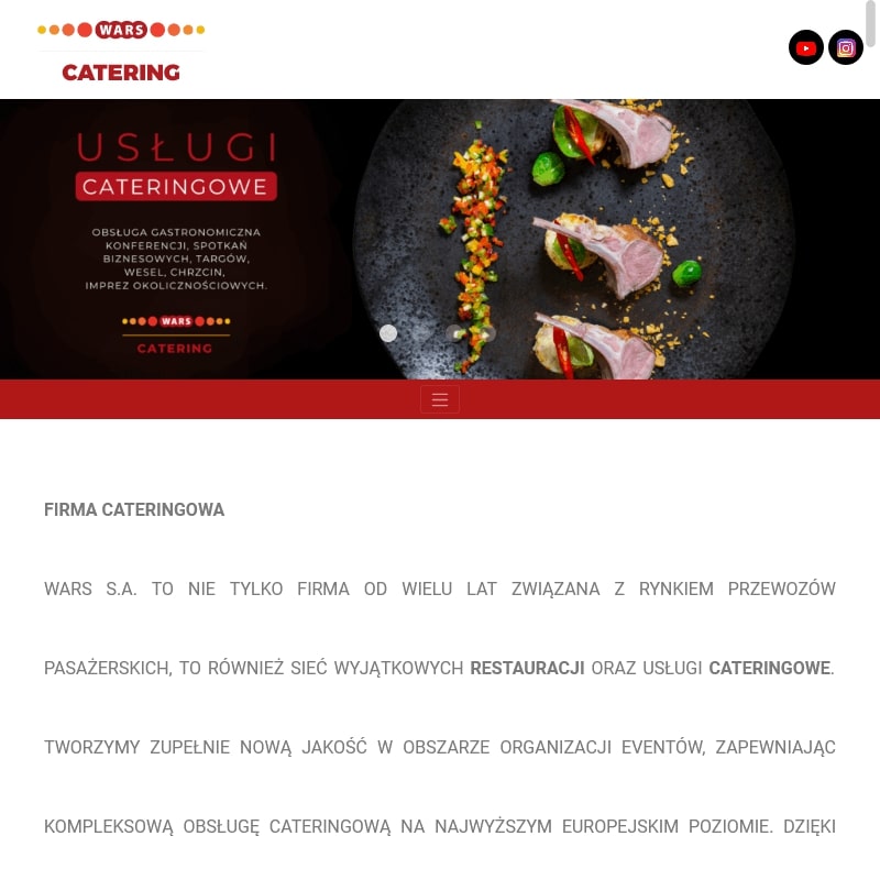 Catering obiadowy na terenie Warszawy