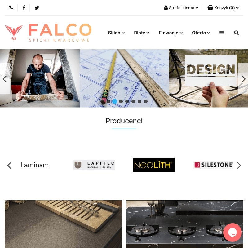 Montaż spieków kwarcowych