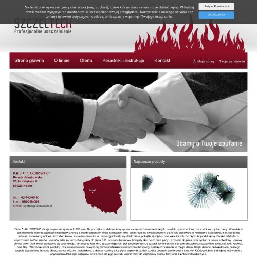 Deflektory żeliwne i beton żaroodporny