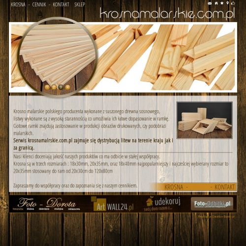 Blejtramy na wymiar oraz krosna do obrazów