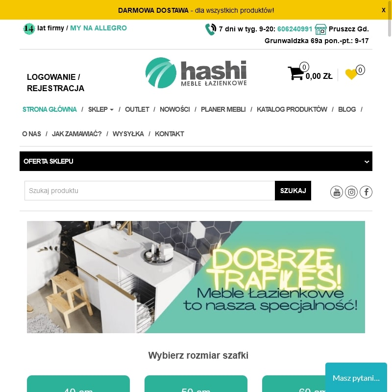 Zabudowy pod armaturę nablatową