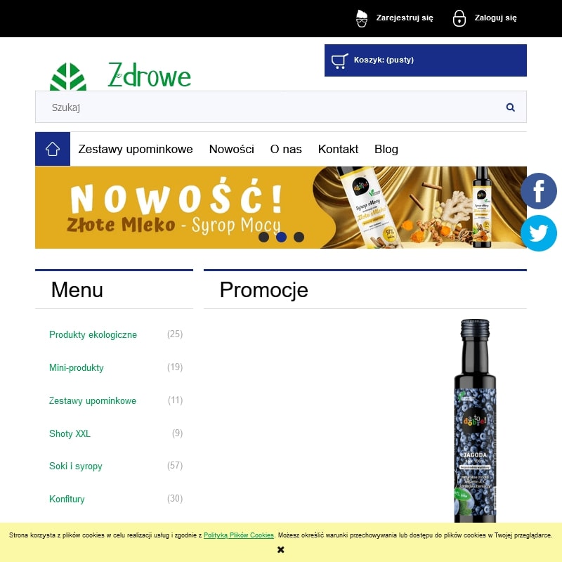 Syropy z czarnego bzu