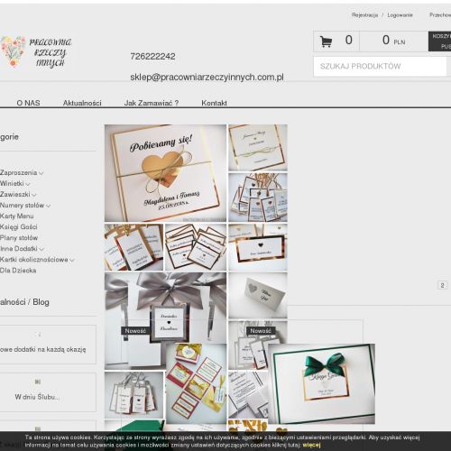 Zaproszenia ślubne eleganckie – złote,