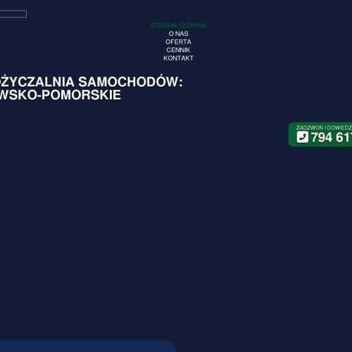 Wypożyczalnia aut - Toruń