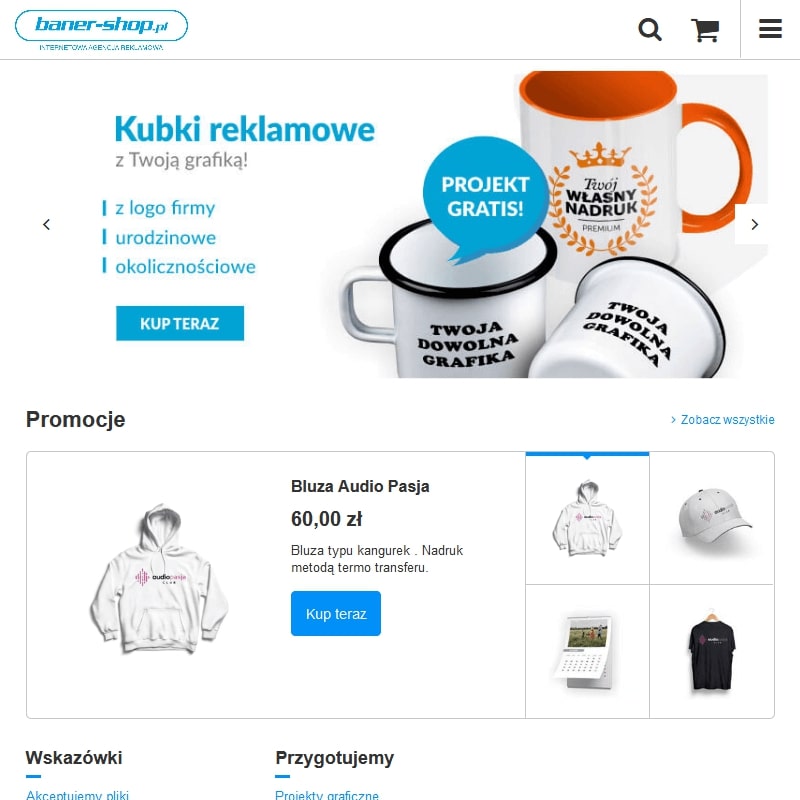 Roll upy o wymiarach 100x200