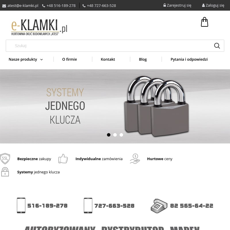 Kłódki firmy Lob bądź Abus