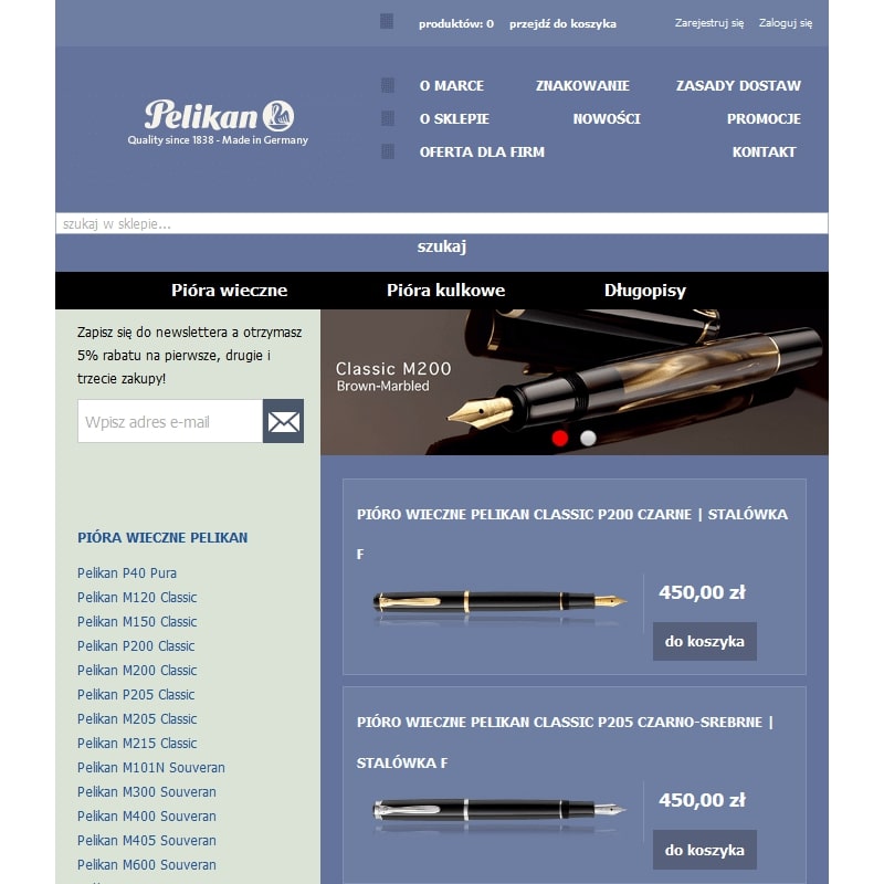 Pióra wieczne Pelikan Souveran M405 i M600