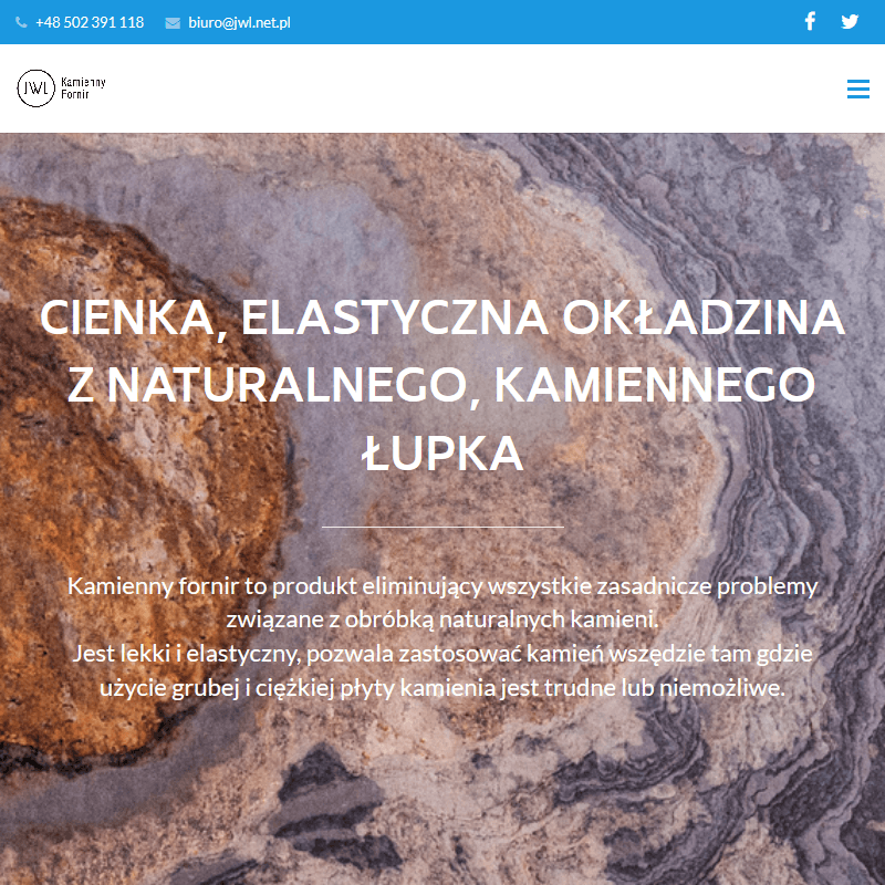 Tani fornir kamienny i ściany z kamienia