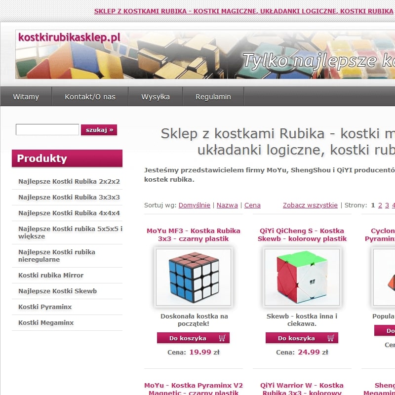 Kurs układania kostki Rubika