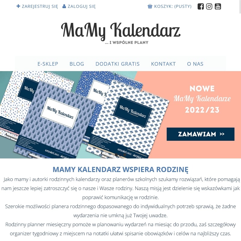 Kalendarze na lodówkę i na ścianę