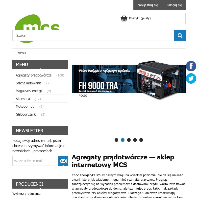 Agregaty prądotwórcze ze stabilizacją napięcia