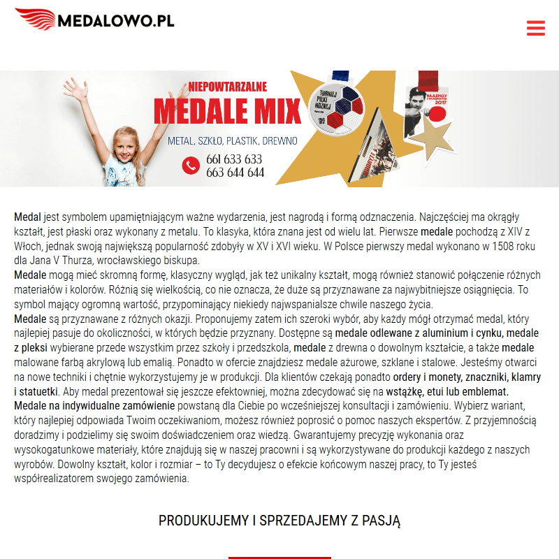 Medale z pleksi