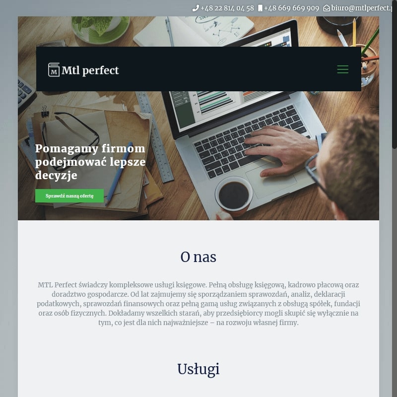 Usługi księgowe dla Klientów z Wołomina