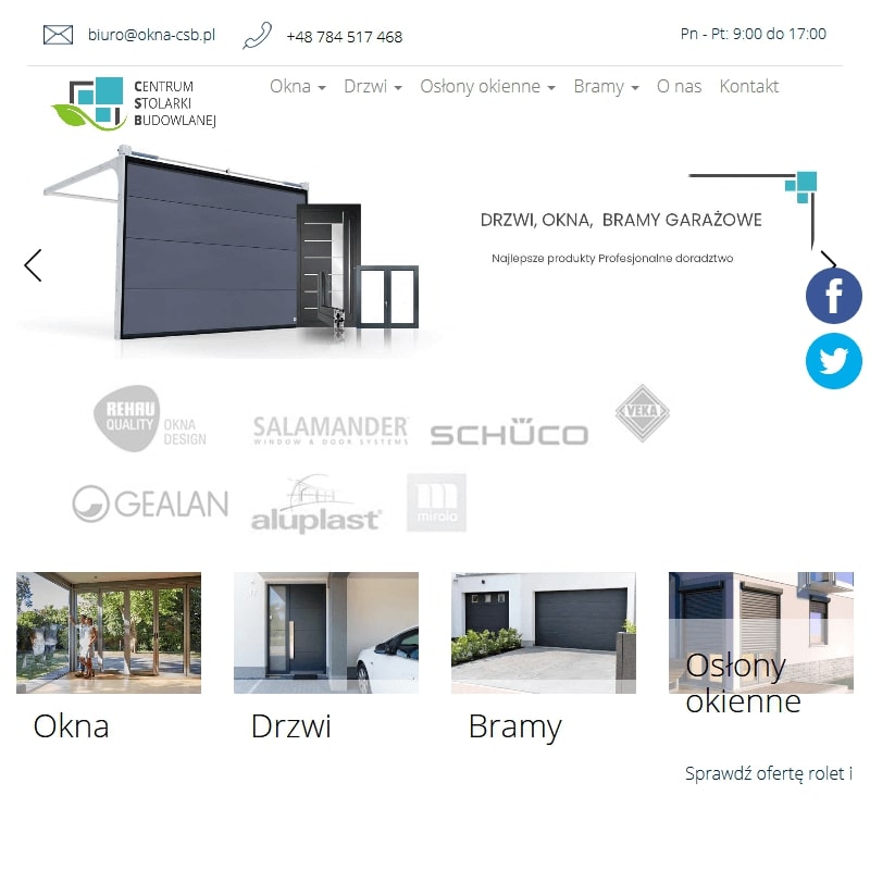 Aluminiowa stolarka okienna