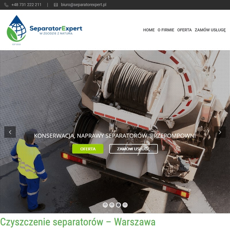 Czyszczenie separatorów tłuszczu