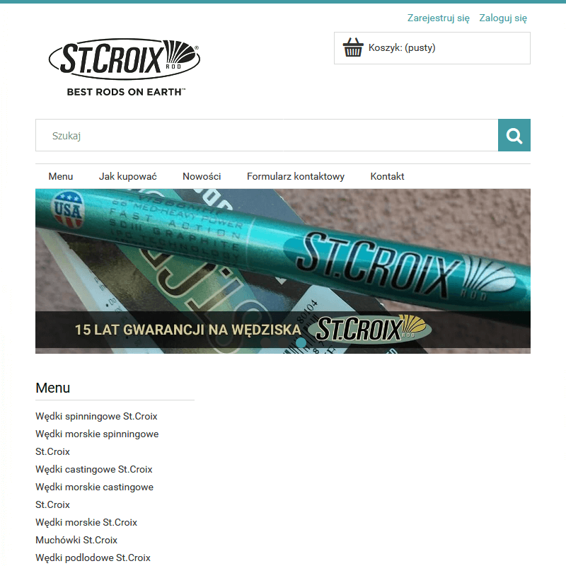 Wędziska sumowe i wędki castingowe St.Croix