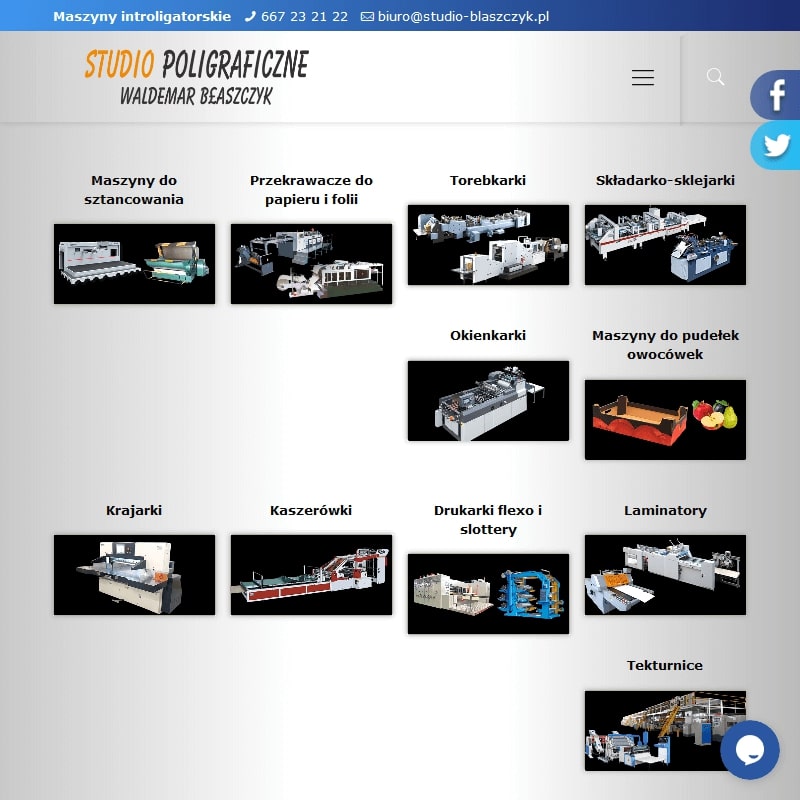 Złociarki hydrauliczne do kartonu