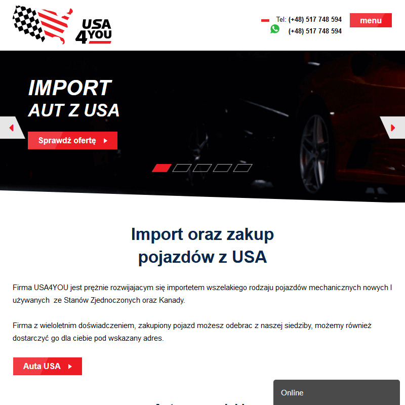 Import aut z USA